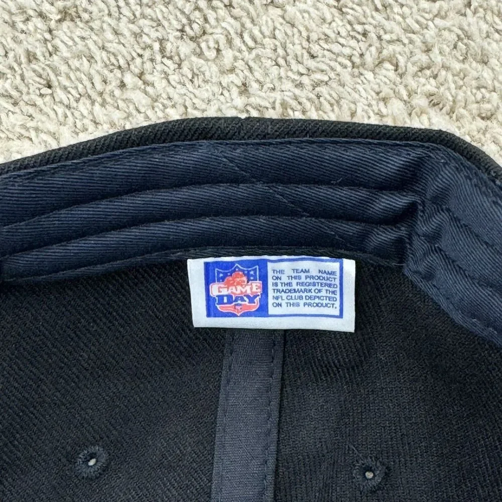 Tennessee Titans Hat NFL Game Day Adjustable Strap Black 3D Team Logo Vtg Cap‎